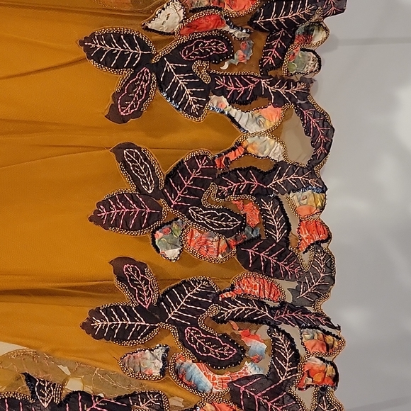 Anthropologie Bhanuni by Jyoti Embellished Midi Skirt 0 - Picture 5 of 8